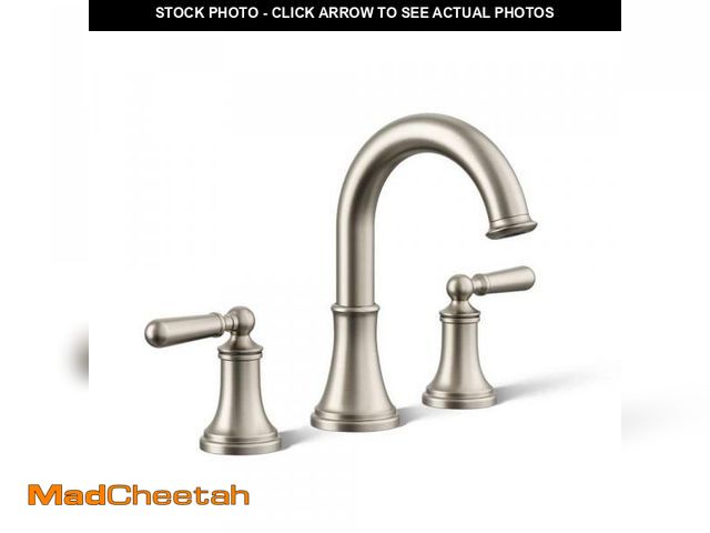 Lot 74-12517860 - KOHLER Capilano 8 in. Widespread 2-Handle Bathroom Faucet in Vibrant Brushed Nickel - UNUSED