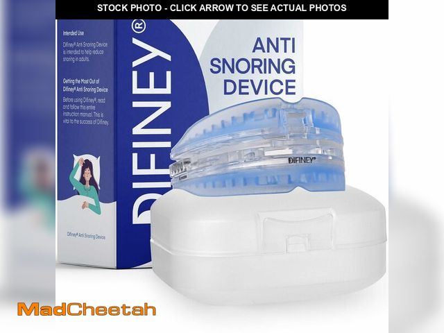 Lot 74-13568223 - Difiney Anti Snoring Device: FDA-Cleared Snoring Solution Ã¢â¬â Adjustable Snore Stopper Mouth Gu...