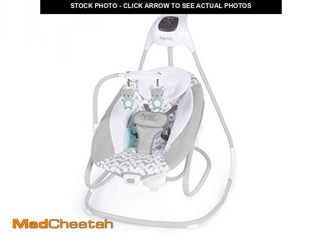 Lot 74-12137777 - Ingenuity 2-in-1 SimpleComfort Lightweight Compact 6-Speed Multi-Direction Baby Swing &amp; Rocker, ...