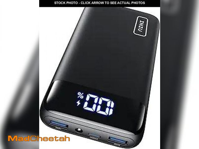 Lot 74-12128485 - INIU Portable Charger, 22.5W 20000mAh USB C in &amp; Out Power Bank Fast Charging, PD 3.0+QC 4.0 LED...