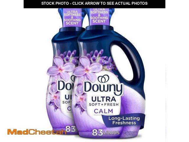 Lot 74-13542249 - Downy Infusions CALM Liquid Fabric Softener, Soothing Lavender And Vanilla Bean, 56 Fl Oz, Fabric Co...