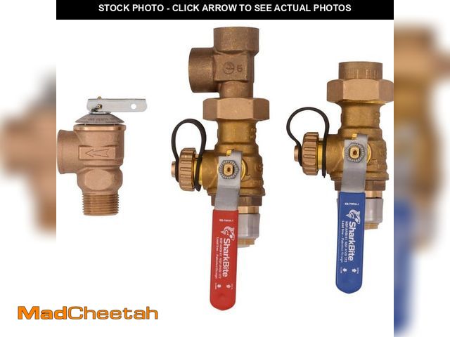 Lot 74-12784248 - SharkBite 3/4 in. Tankless Water Heater Valves Installation Kit - UNUSED