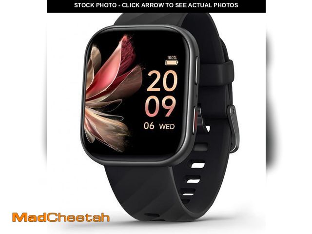 Lot 74-11906558 - FITVII Health &amp; Fitness Tracker (Answer/Make Calls), Smart Watch with 24/7 Heart Rate and Blood ...