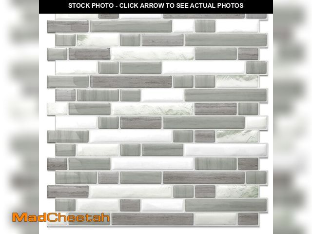 Lot 74-12717387 - STICKGOO Thicker Design Peel and Stick Tile Backsplash, 12Ã¢â¬ÂÃâ12Ã¢â¬ÂStick on Backsplash f...