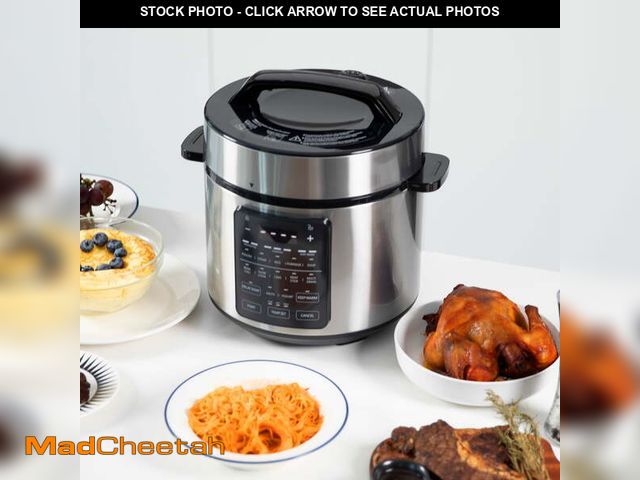 Lot 74-12669562 - (DENTED) CONCETTA Electric Pressure Cooker 6 Quart Multi Kitchen Appliances, Instant Multi Cooker St...