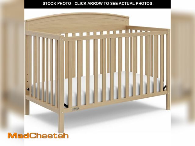 Lot 74-14202997 - Graco Benton 5-in-1 Convertible Crib - GREENGUARD Gold Certified, Converts from Baby Crib to Toddler...