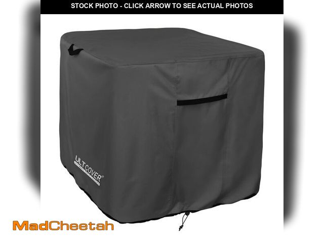 Lot 74-13720815 - ULTCOVER Waterproof Square Air Conditioner Cover for Outside AC Units Size Upto 32W x 32D x 36H inch...