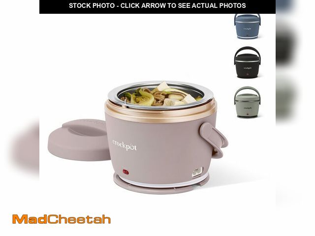 Lot 74-14266045 - Crock-Pot 20oz Portable Electric Food Warmer, Personal Lunch Box Keeps Food Spill-Free &amp; Warm, I...