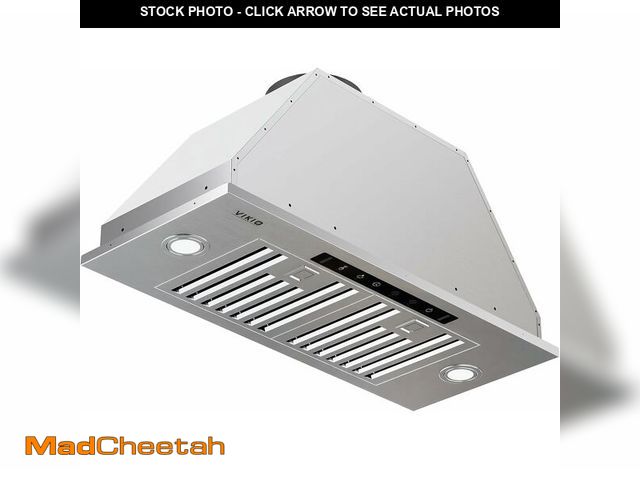 Lot 74-13710781 - VIKIO HOME Range Hood Insert 30 Inch, 980 CFM Built-in Kitchen Vent Hood, Ducted/Ductless Convertibl...
