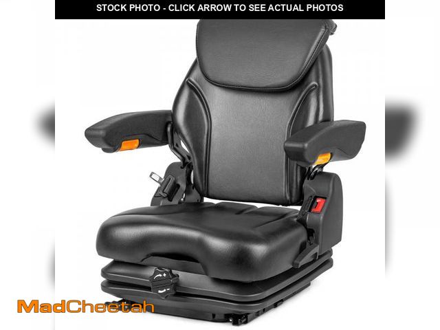Lot 74-12275672 - SEATIN Universal Suspension Tractor Seat,Zero Turn Mower Seat With Adjustable Angle Back, Armrests,M...