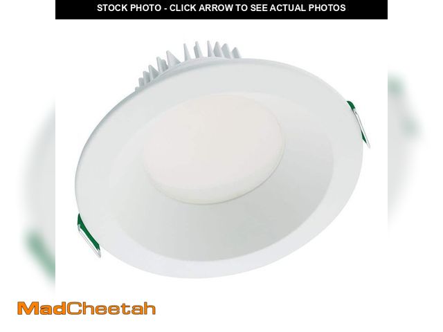 Lot 74-12684332 - HALO LCR8 8 in. Soft White Selectable CCT Integrated LED Recessed Light with Round Surface Mount Whi...