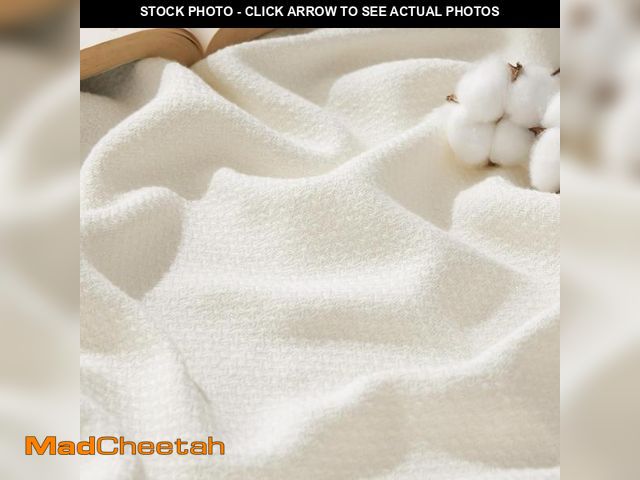 Lot 74-12323991 - Bedsure 100% Cotton Blanket Twin XL Size for Bed - Breathable and Lightweight, Soft Cozy Textured He...