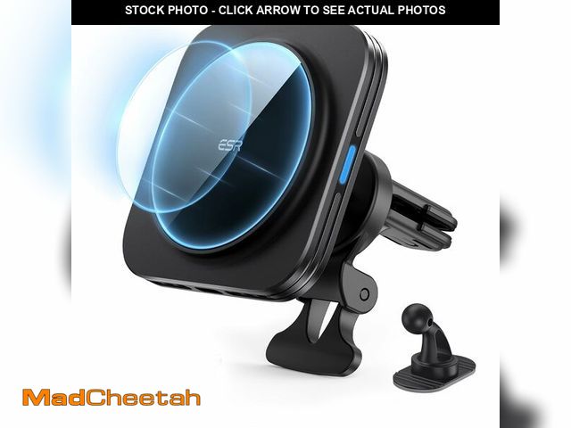 Lot 74-12700404 - ESR for MagSafe Car Mount Charger,15W Magnetic Wireless Car Charger, for MagSafe Car Charging, Air V...