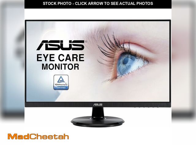 Lot 74-14318305 - ASUS 24-Inch Desktop Monitor - 1080P Full HD, 75Hz, IPS, Adaptive-Sync/FreeSync, Eye Care, HDMI Disp...