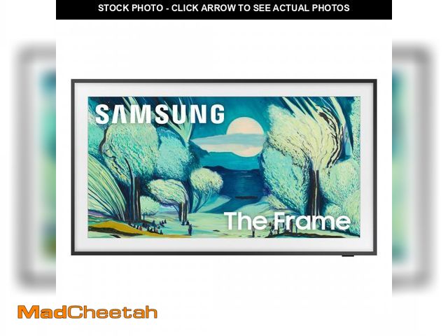 Lot 74-12290291 - Samsung 55-Inch Class The Frame LS03F 4K QLED Smart TV (2025 Model) Modern Frame Design, NQ4 AI Gen2...