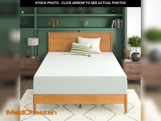 Lot 74-12785722 - ZINUS 12 Inch Green Tea Memory Foam Mattress, Queen, Fiberglass Free, Patented Custom Contour Suppor...