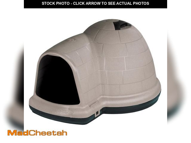 Lot 74-12565729 - *SEE DETAILS* Petmate Indigo Dog House Taupe/Black LG *SEE DETAILS*  - USED