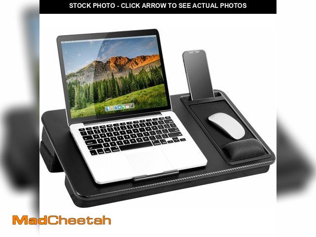 Lot 74-13709983 - LAPGEAR Extra Large Adjustable Lap Desk Ã¢â¬â Fits Laptops up to 17.3Ã¢â¬Â, Adjustable Cushion,...