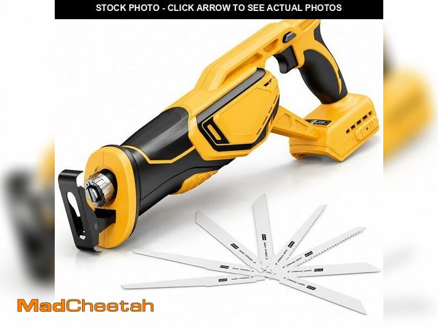 Lot 74-14379345 - Cordless Reciprocating Saw Compatible with Dewalt 20V MAX Battery(NO Battery), Brushless Mini Recipr...