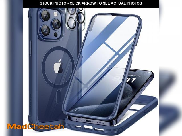 Lot 74-12439495 - Miracase Magnetic for iPhone 12 Pro Max Case [Compatible with MagSafe] Full-Body Phone case with Bui...