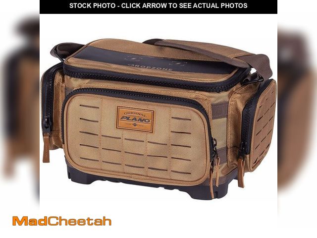Lot 74-14582063 - Plano Guide Series 3500 Tackle Bag, Beige, Includes 5 3500 Stowaway Organization Boxes, Premium Soft...