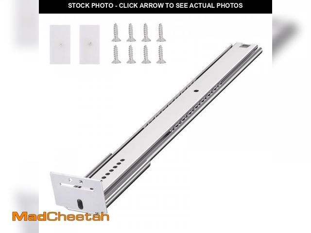Lot 74-11556692 - SLIDEWAY Bottom Mount Centered Drawer Slides,Center Mount Drawer Slides for Cabinet &amp; Dresser Dr...