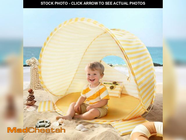 Lot 74-14153797 - Tiny Land Baby Beach Tent Ã¢â¬â Pop Up Tent with UV Protection, Portable Baby Beach Essentials, 3...