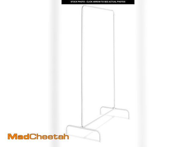 Lot 74-12138856 - Whitmor Freestanding Garment Rack, White - UNUSED