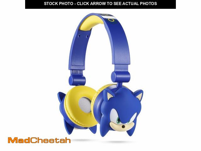 Lot 74-14213701 - Sonic The Hedgehog - Kids Bluetooth Headphones, Wireless &amp; Wired Over-Ear Headphones with Safe V...