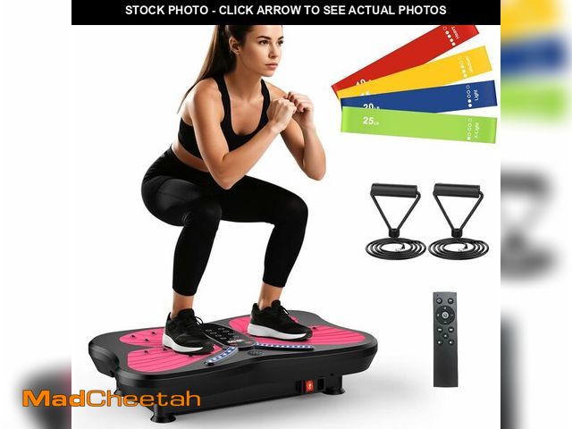 Lot 74-13710776 - Vibration Plate Exercise Machine for Lymphatic Drainage, Vibration Machine for Full-Body Weight Loss...