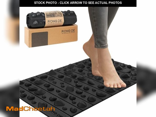 Lot 74-13570469 - iLivin Portable Feet Acupressure Mat, Foldable Foot Massager Mat, Pressure Point Massage Pad, Anti F...