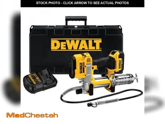 Lot 74-12165357 - DEWALT 20V MAX* Grease Gun Kit - UNUSED