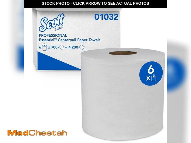 Lot 74-13802451 - Scott Professional Essential Center-Pull Paper Towels, Bulk (01032), Fast-Drying Absorbency Pockets,...