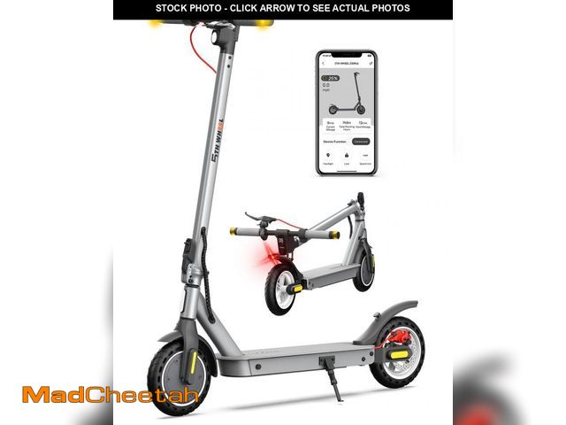 Lot 74-12479121 - 5th WHEEL W09S 350W Electric Scooter With Turn Signal 8.5â Solid Tires 18mph &amp; 20Miles Range F...