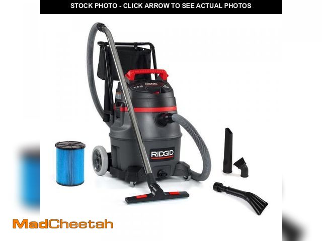 Lot 74-12365437 - RIDGID 16 Gal. 2-Stage Commercial Shop Vacuum Wet Dry Vac with Fine Dust Filter, Pro Hose and Indust...