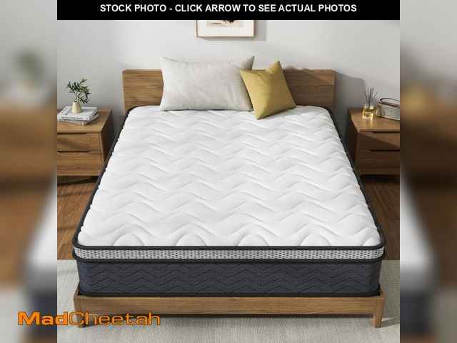 Lot 74-12160294 - XANGLO Queen Size Mattress 10 Inch Hybrid Innerspring Mattress in a Box -Medium Firm Feel Foam and I...