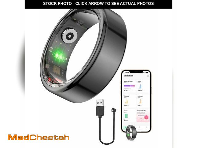 Lot 74-12608864 - Vital Health Smart Ring for Women Black Vital Health Ring Smart Rings for Men with Fitness Tracking,...