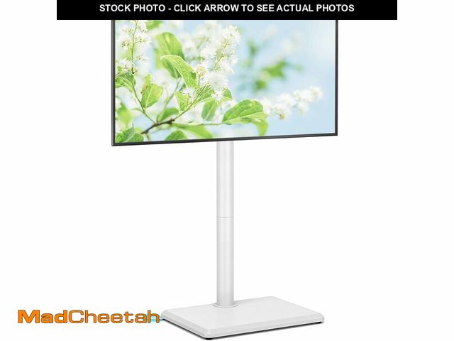 Lot 74-13547826 - Rfiver Swivel Floor TV Stand with Mount for 28-60 inch TVs up to 88 lbs, Height Adjustable Tall TV S...