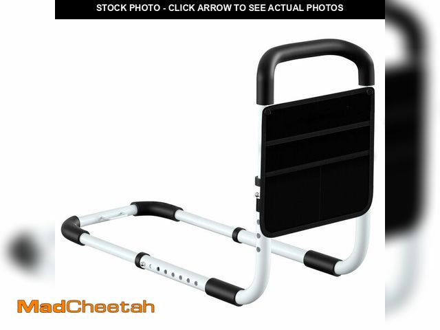 Lot 74-12709752 - Bed Rail - Bed Rails for Elderly Adults - Medical Bed Support Bar Mobility Assistant with Free Stora...