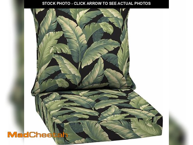 Lot 74-14446114 - Arden Deep Seat Outdoor Chair Cushion Set, 24 in x 24 in, Weather-Proof, Rain-Proof, Fade Resistant ...