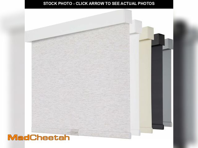 Lot 74-13927388 - Persilux Blackout Roller Blinds for Indoor Windows, Cordless Roller Shades with Valance, Thermal Ins...