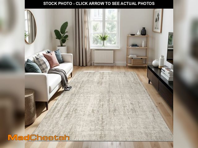 Lot 74-12979284 - Valenrug Washable Rug 5x7 - Stain Resistant 5x7 Area Rugs for Living Room, Non Slip Backing Printed ...