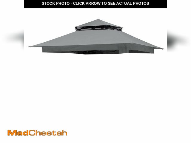 Lot 74-14209983 - JANCANOPY Grey Gazebo Cover Compatible with Master13x13 and Roof Compatible with ABC13x13 - Outdoor ...