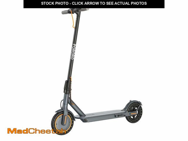 Lot 74-13745863 - PORORO HES20 Electric Scooter for Adults, Max 19 Miles Range, with 8.5" Tires, 350W, 10.5Ah, 19MPH, ...