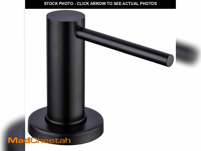 Lot 74-13627505 - Matte Black Kitchen Sink Soap Dispenser GAPPO Countertop Pump Hand Lotion Built in Bottle Upgrade St...