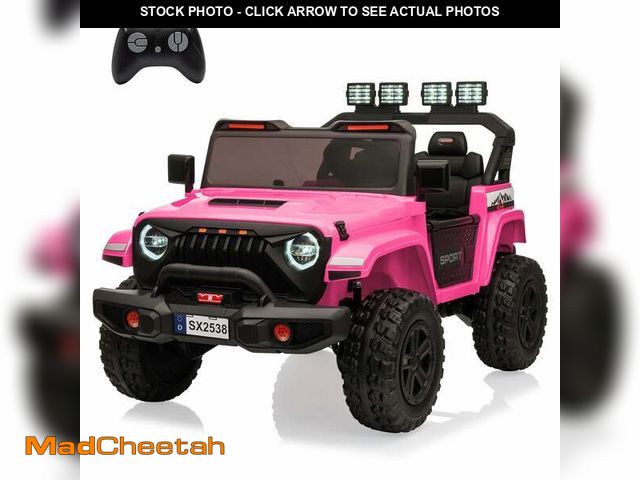 Lot 74-13735503 - Garvee Ride - P Series: 24V Ride On Car, 4WD 2 Seater Kids' Electric Vehicle Truck with Remote Contr...