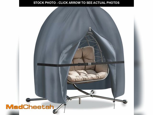 Lot 74-14043801 - Ã£â¬ÂUpgradedÃ£â¬âRICHIE 90Ã¢â¬Âx78Ã¢â¬Â Patio Egg Chair Covers Waterproof &amp; UV Resista...