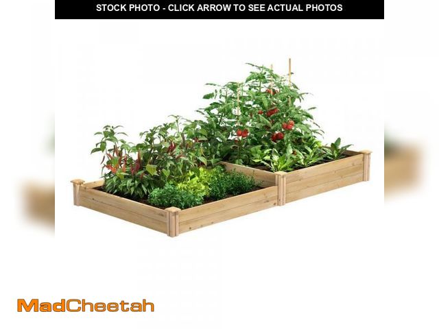 Lot 74-12492776 - Greenes Fence 4 ft. x 8 ft. x 10.5 in. Original Cedar Raised Garden Bed - UNUSED
