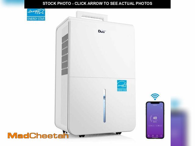 Lot 74-13017164 - DuraComfort Portable Dehumidifier 4500 sq. ft. for Basement and Large Room, Energy Star, 50 Pints/Da...