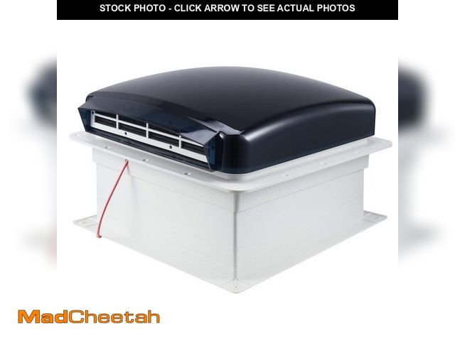 Lot 74-12988542 - SKYSHALO RV Vent Fan, 14 in. RV Roof Vent Fan 12V, Powerful 10-Speed Reversible Fan with Remote Cont...